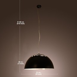 Modern Och Modern Skål Målning Taklampa