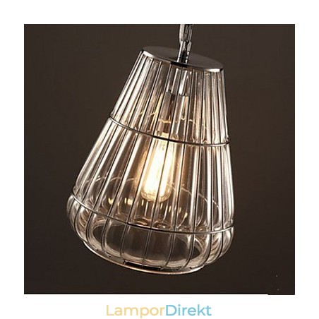 American Style Glas Pendellampa Industrial Wind Cafe American Style Glas Pendellampa Industrial Wind Cafe