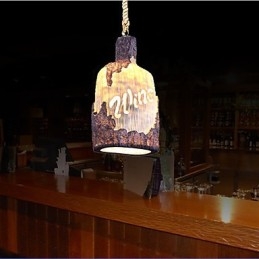 Single Head Small Chandelier Cafe American Country Internet Cafe