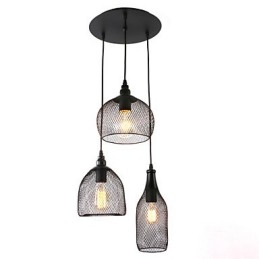 Pendellampor Mini Style Rustic Lodge Retro Country Garage Metal