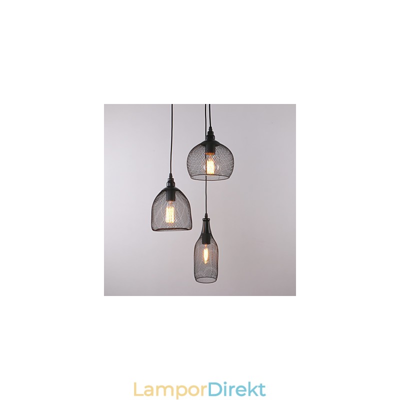 Pendellampor Mini Style Rustic Lodge Retro Country Garage Metal