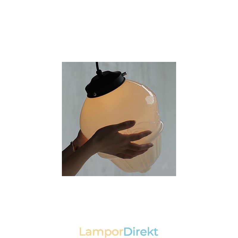 Amerikansk Retro Cream Glass Cuckoo