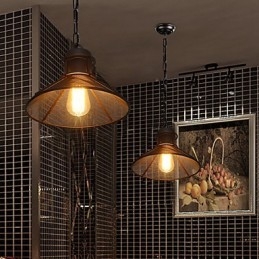 Pendellampor Mini Style Retro Garage Metal
