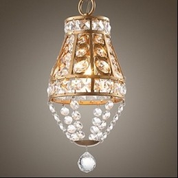 American Country Crystal Chandelier Retro Veranda Art Chandelier