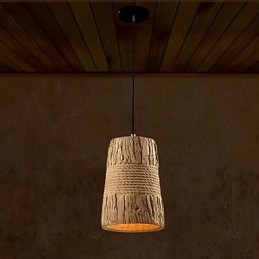 Retro Industriell Taklampa Cement