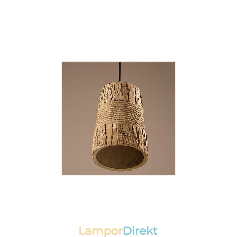 Retro Industriell Taklampa Cement