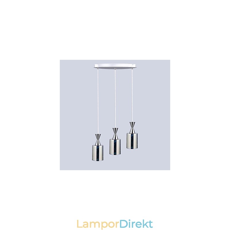 Drömlasergravyr Förkromad Lampa 3 Disc