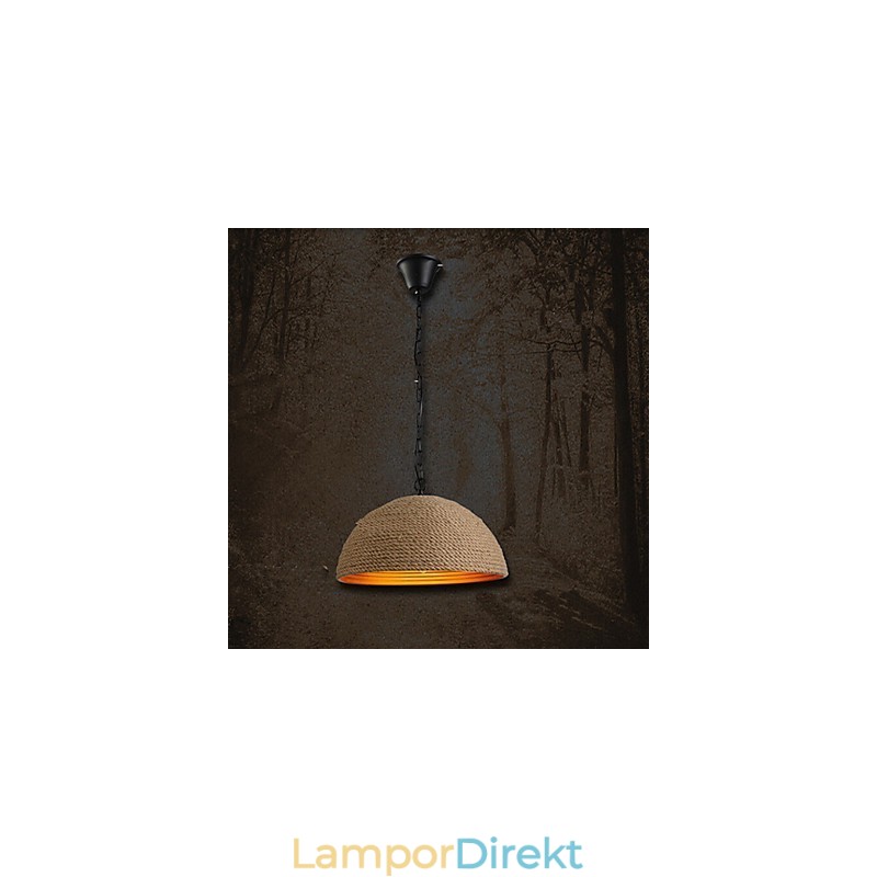 Vintage Smidesjärn Ljuskrona En Kreativ Industriell Hampa