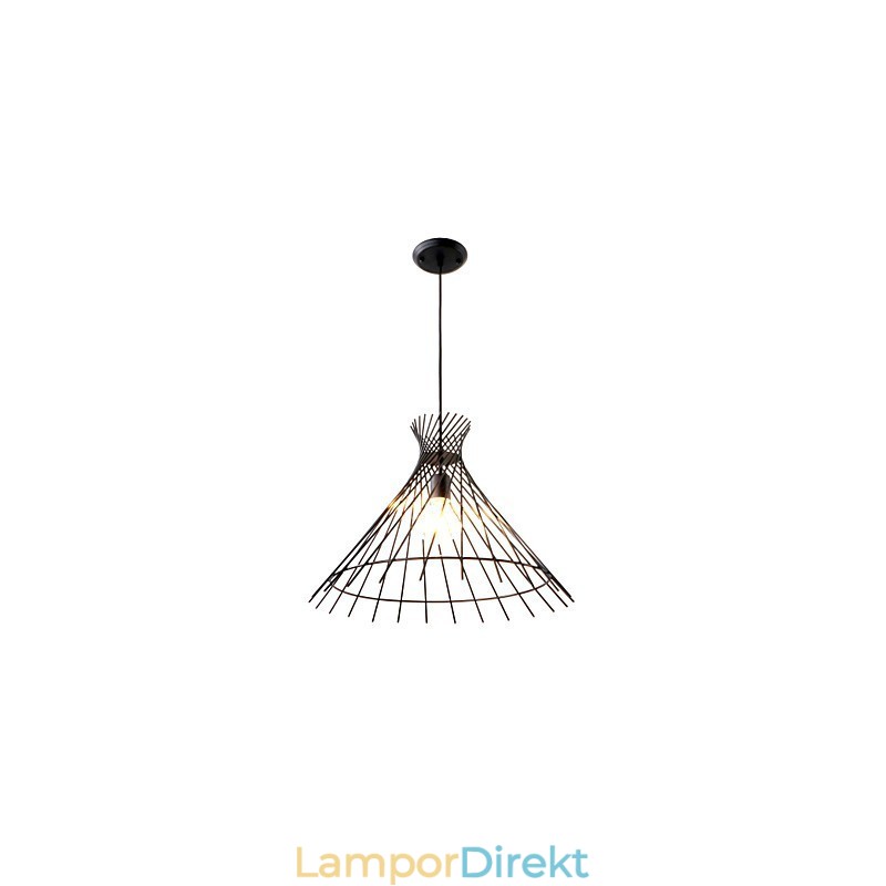 Ljuskrona Pendelljus Mini Style Rustik Lodge Retro Garage Metal