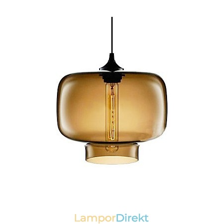 70W Modernt Glashängande Ljus I Brun Transparent Flaskdesign 70W Modernt Glashängande Ljus I Brun Transparent Flaskdesign