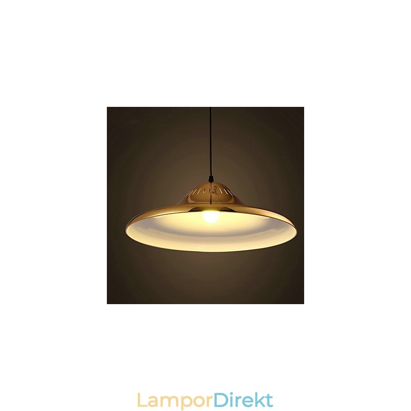 Country Gold Metal Pendelljus Garage