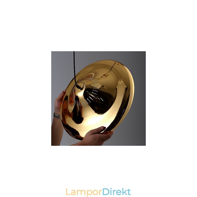 Country Gold Metal Pendelljus Garage