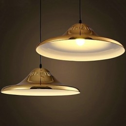 Country Gold Metal Pendelljus Garage