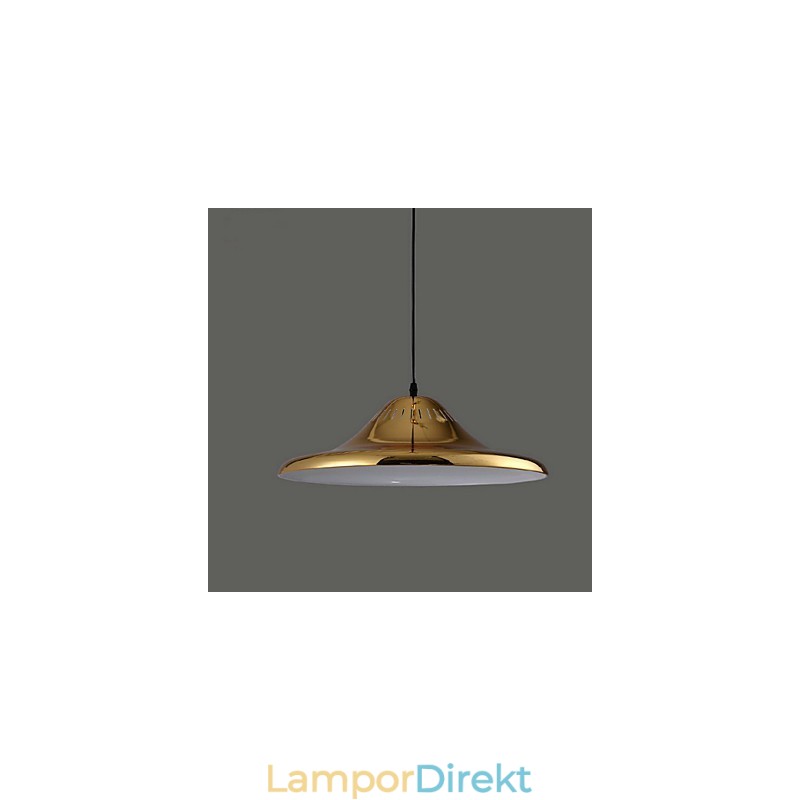 Country Gold Metal Pendelljus Garage