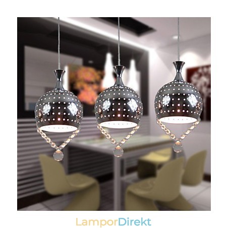 Heads Pendel Light Crystal Modern Contemporary Metal Heads Pendel Light Crystal Modern Contemporary Metal