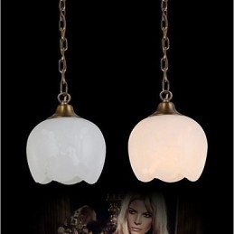 Den Spanska Marble Copper Single Chandelier Belysningen