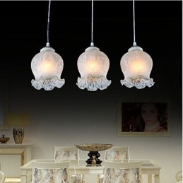 Pendel Vit Three Lights European Retro Classic