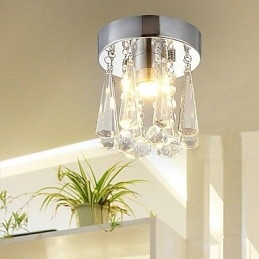 Modern Crystal 1 Lights Flush Mount I Kronform