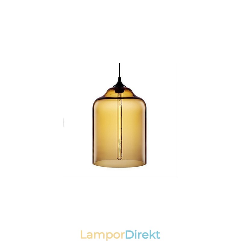 Retro Kreativa Enkelhuvud Glashängande Lampa Café I Guldfiskskålen
