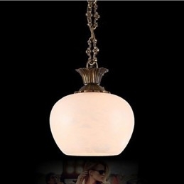 Den Spanska Marble Copper Single Chandelier Belysningen