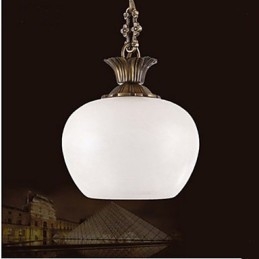 Den Spanska Marble Copper Single Chandelier Belysningen