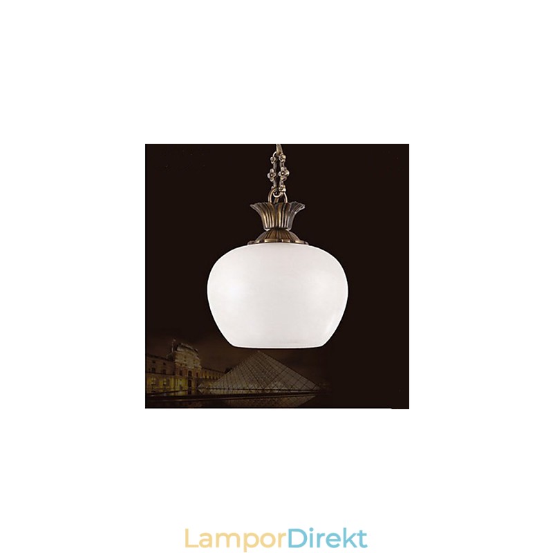 Den Spanska Marble Copper Single Chandelier Belysningen