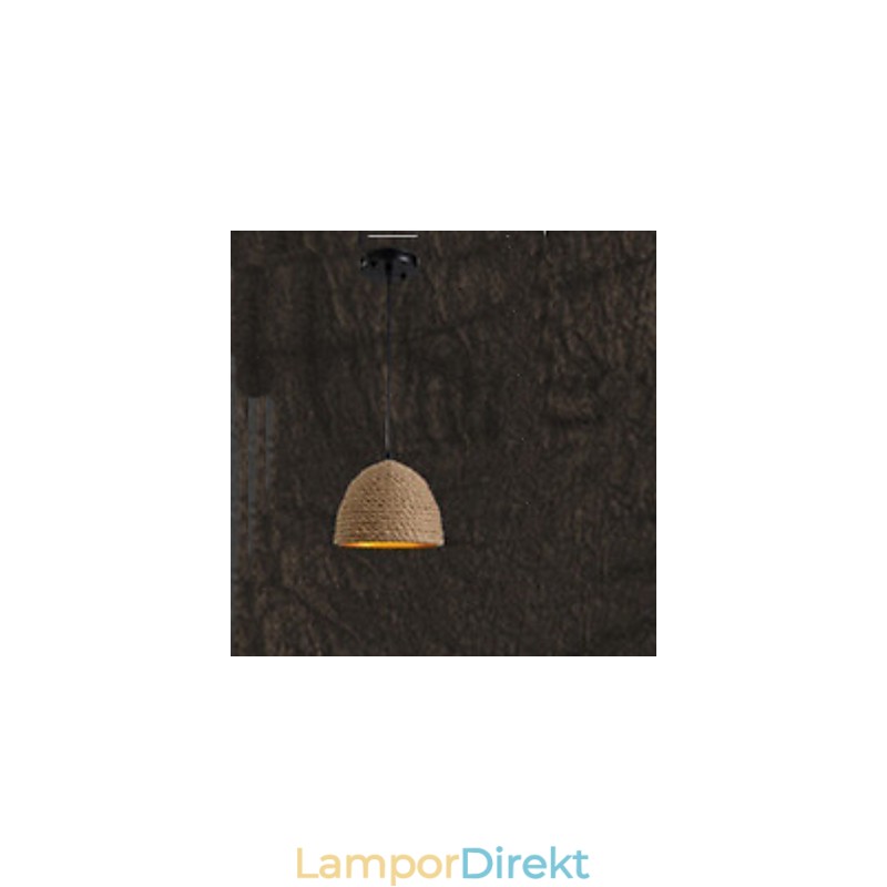 Vintage Smidesjärn Ljuskrona Kreativ Industriell Hampa