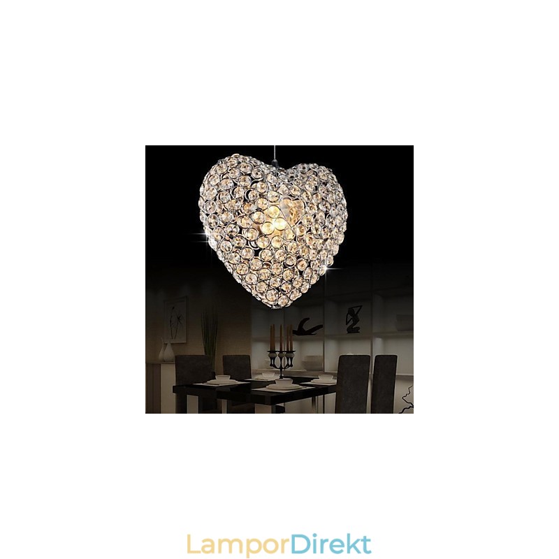 Modern Och Modern Kristallmetall Taklampa