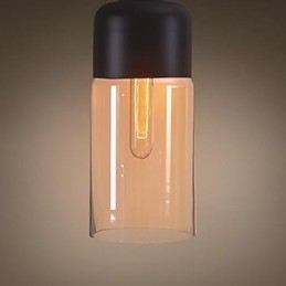 Westmenlights Elegant Flaskskärm Gör Det Själv Taklampa Glas Pendelbelysning Edison Bulb Home