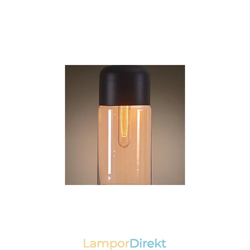 Westmenlights Elegant Flaskskärm Gör Det Själv Taklampa Glas Pendelbelysning Edison Bulb Home