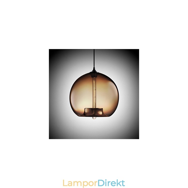 Retro Kreativa Enkelhuvud Glashängande Lampa Café I Guldfiskskålen