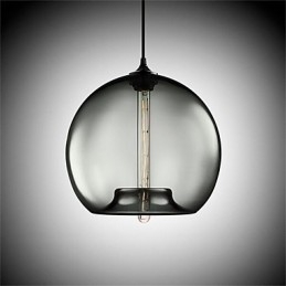 Retro Kreativa Enkelhuvud Glashängande Lampa Café I Guldfiskskålen