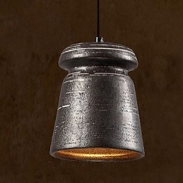 Personality Retro Keramisk Hängande Teahouse Ljuskrona Lampa