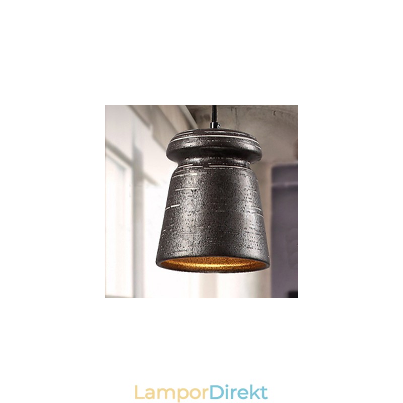 Personality Retro Keramisk Hängande Teahouse Ljuskrona Lampa