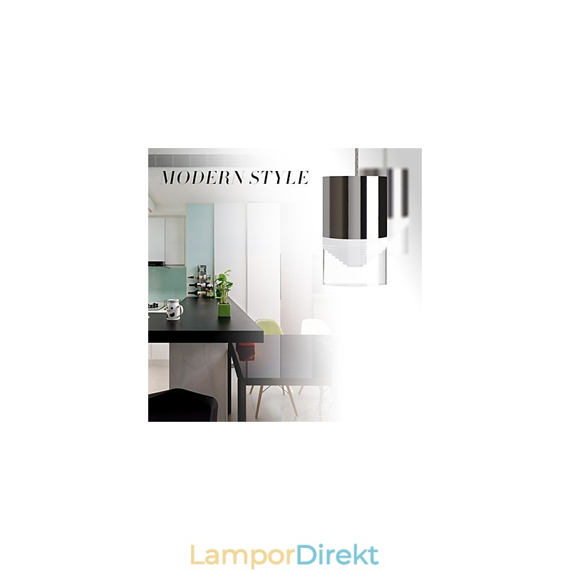 3 Lampor Pendellampa Modern Contemporary Metal