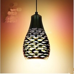 Enkelt Bord 3D Glas Creative Pendel