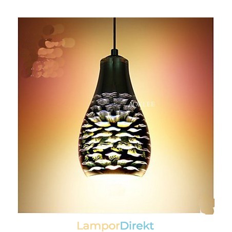 Enkelt Bord 3D Glas Creative Pendel Enkelt Bord 3D Glas Creative Pendel