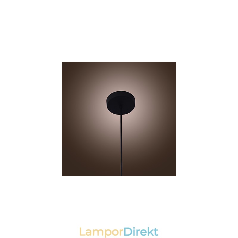 70W Modernt Glas Taklampa I Transparent Flaskdesign