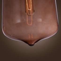 70W Modernt Glas Taklampa I Transparent Flaskdesign