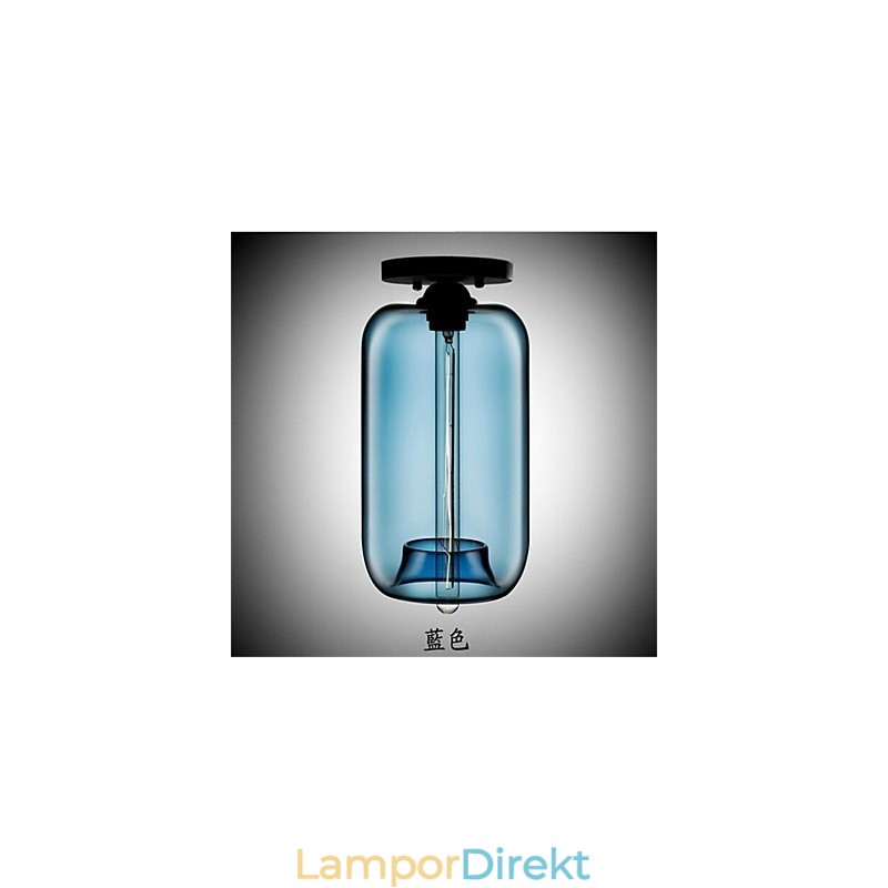 Retro Kreativa Enkelhuvud Glashängande Lampa Café I Guldfiskskålen