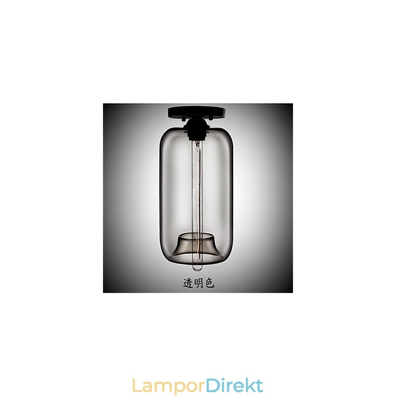 Retro Kreativa Enkelhuvud Glashängande Lampa Café I Guldfiskskålen