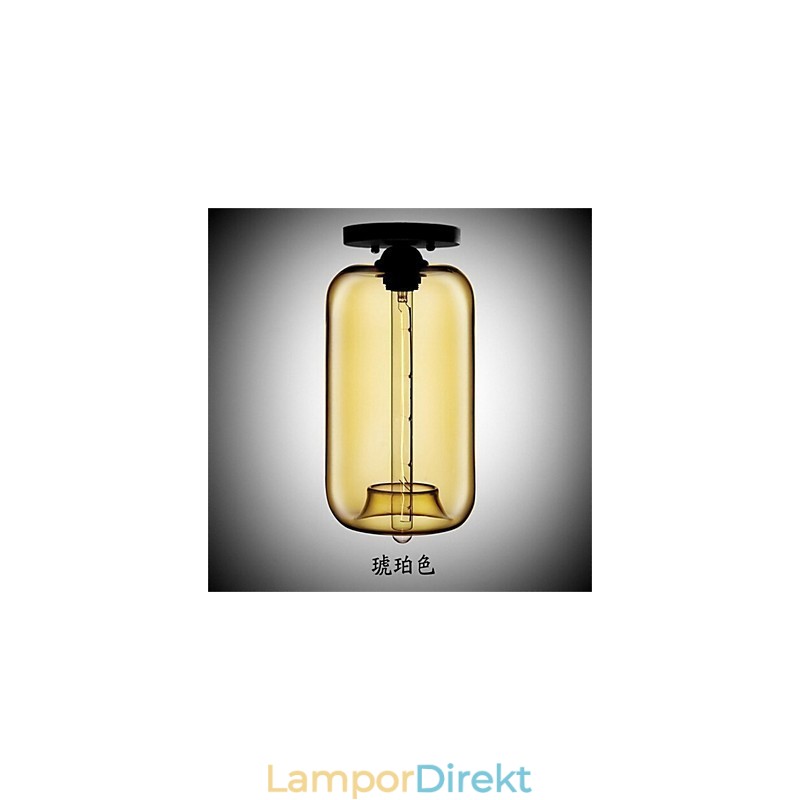 Retro Kreativa Enkelhuvud Glashängande Lampa Café I Guldfiskskålen