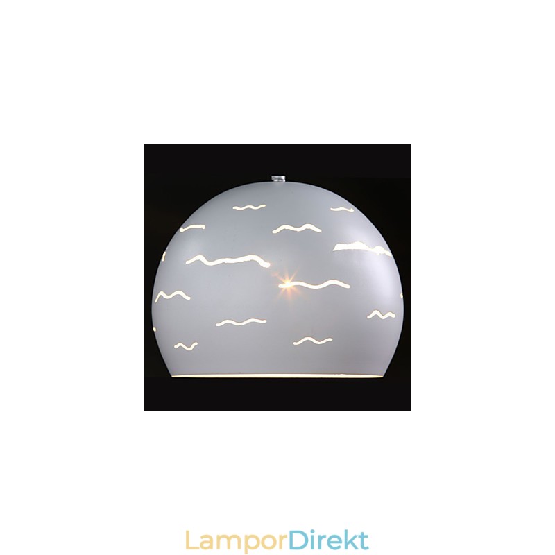Enkel Modern Creative Av Real White Iron Belysning