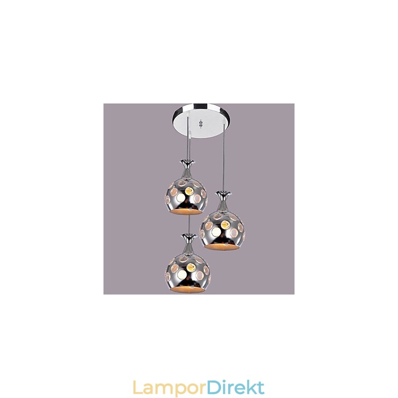 Modern Contemporary Island Mini Style Elektropläterad Pendellampa