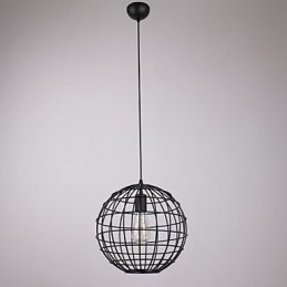 Mini Pendel Sfärisk Lampa 1 Ljus Målning Processing