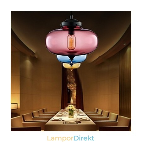 Retro Kreativa Enkelhuvud Glashängande Lampa Café I Guldfiskskålen Retro Kreativa Enkelhuvud Glashängande Lampa Café I Guldfiskskålen