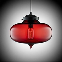 Retro Kreativa Enkelhuvud Glashängande Lampa Café I Guldfiskskålen
