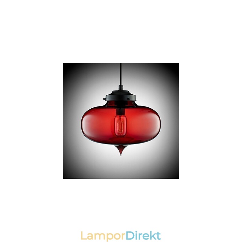 Retro Kreativa Enkelhuvud Glashängande Lampa Café I Guldfiskskålen