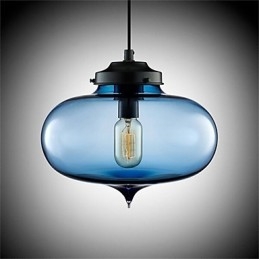 Retro Kreativa Enkelhuvud Glashängande Lampa Café I Guldfiskskålen