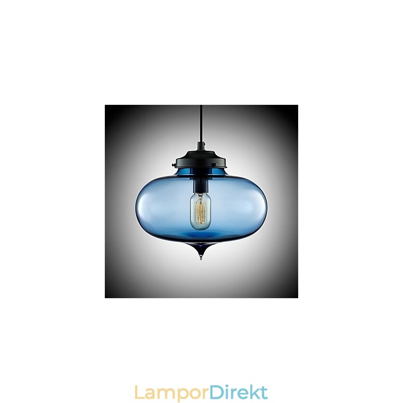 Retro Kreativa Enkelhuvud Glashängande Lampa Café I Guldfiskskålen
